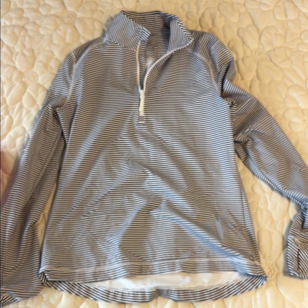 Southern tide Striped Quarter-Zip Pullover